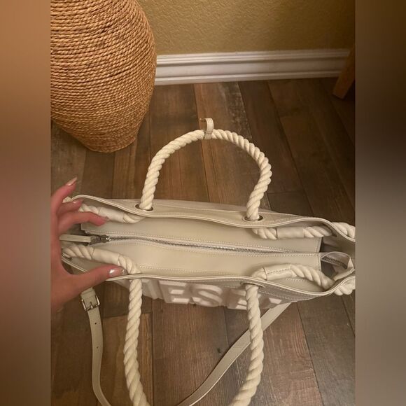 NEW DIESEL Rope Logo-Embossed Tote Bag - Picture 4 of 15